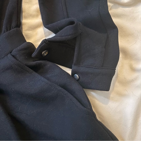 Varley Jessie Double Soft Jersey Zip Front Jumpsuit Black Long Sleeve - Picture 8 of 16